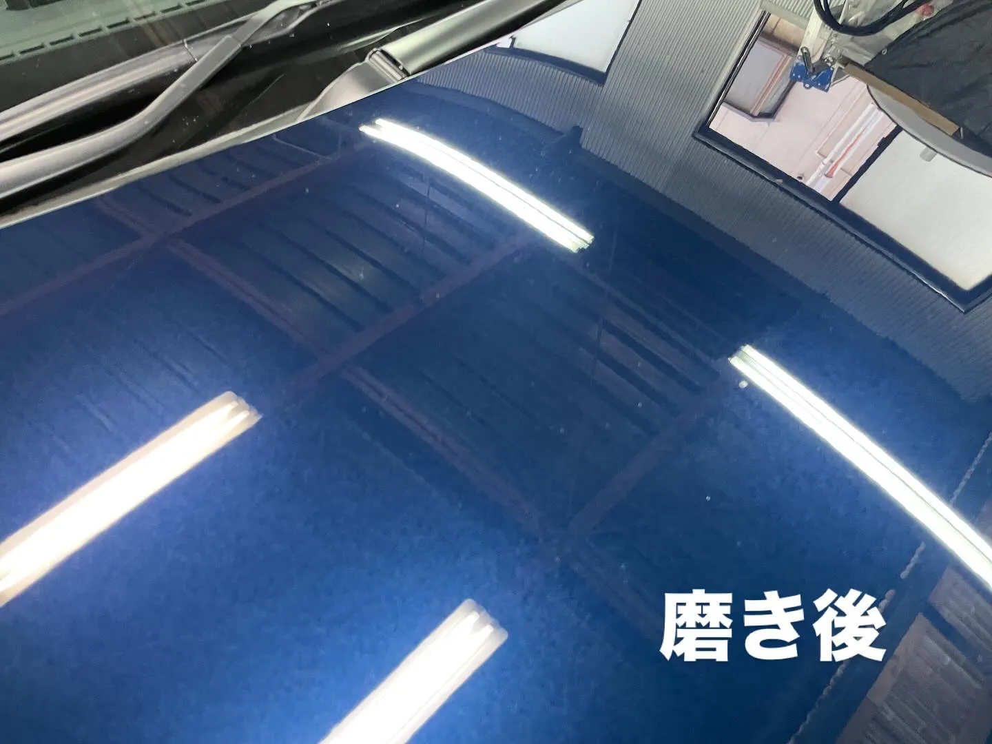 強烈な雨ジミ❗️ミネラルオフでも根には届かず、結果磨いて取り...