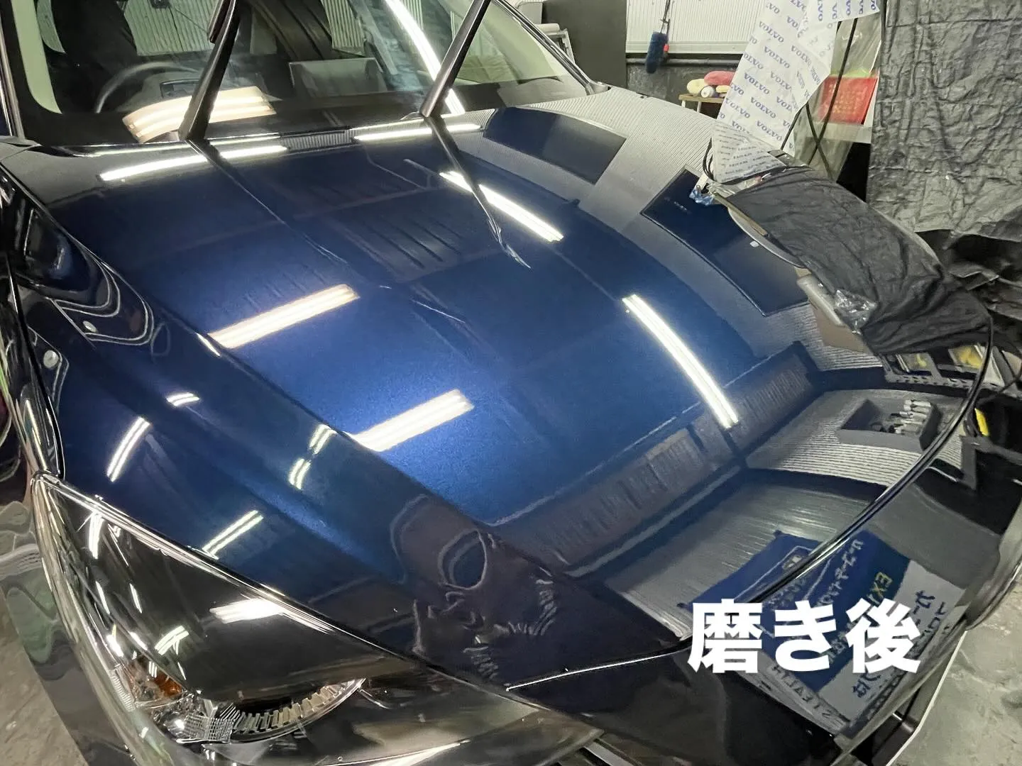 強烈な雨ジミ❗️ミネラルオフでも根には届かず、結果磨いて取り...