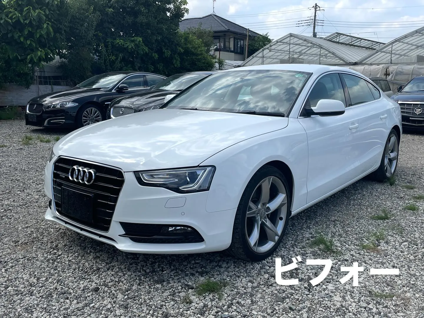 今月　8／4に他のお客様の作業の合間に作業を進めてた車両が感...