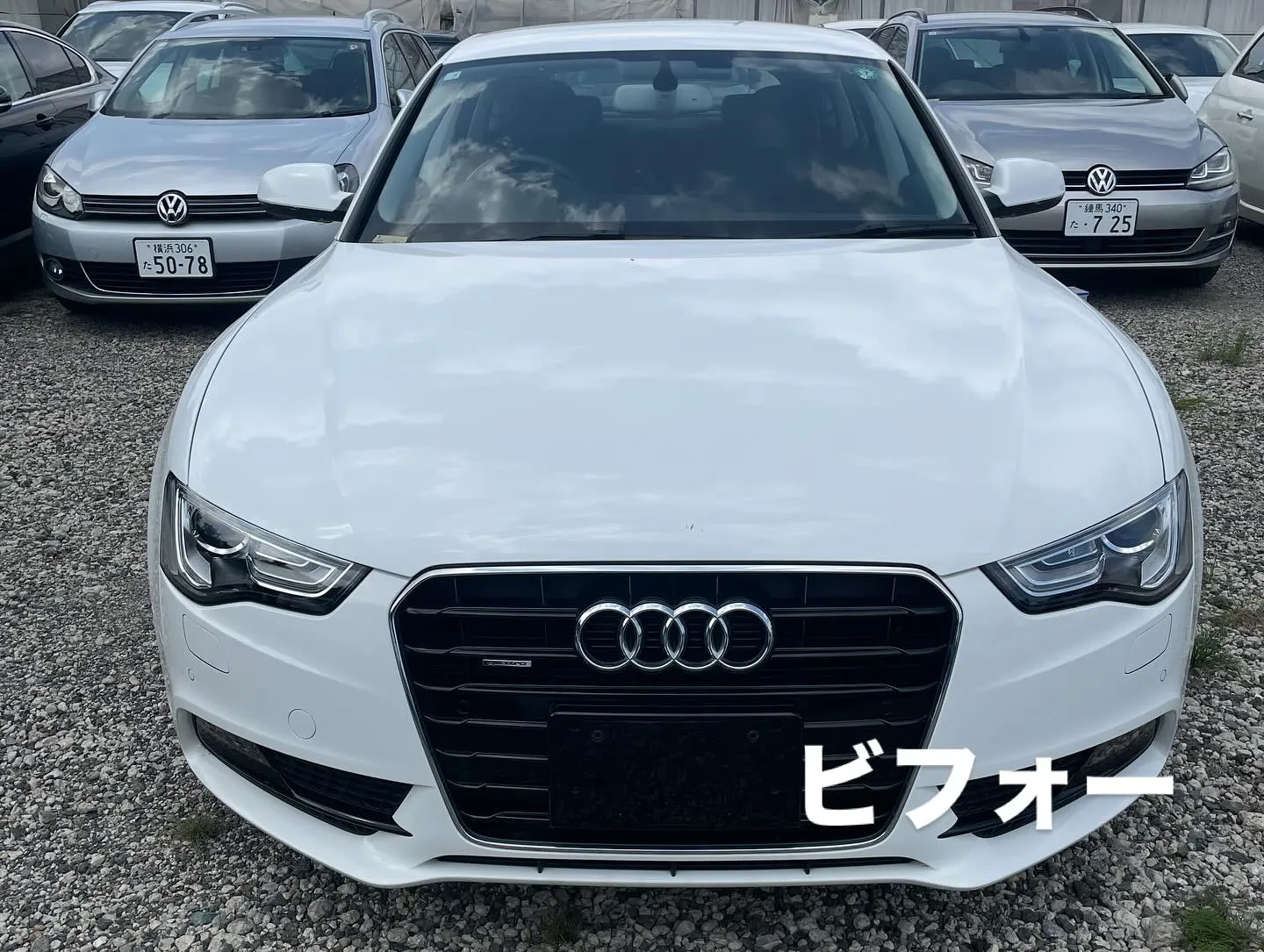 今月　8／4に他のお客様の作業の合間に作業を進めてた車両が感...