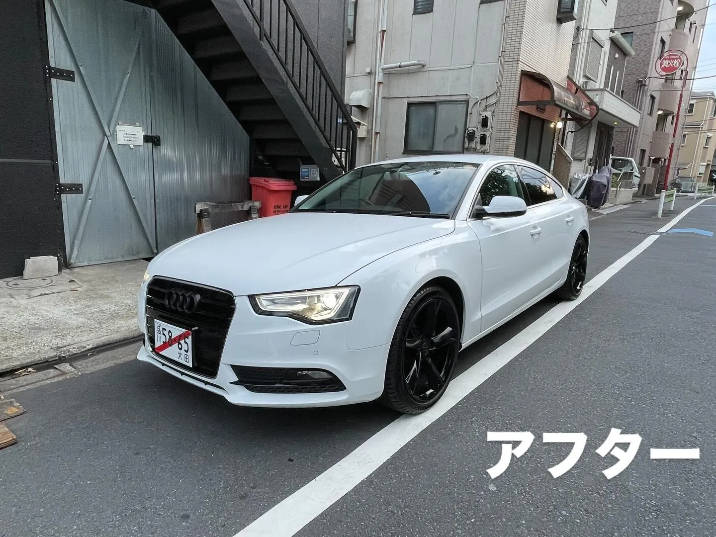 今月　8／4に他のお客様の作業の合間に作業を進めてた車両が感...